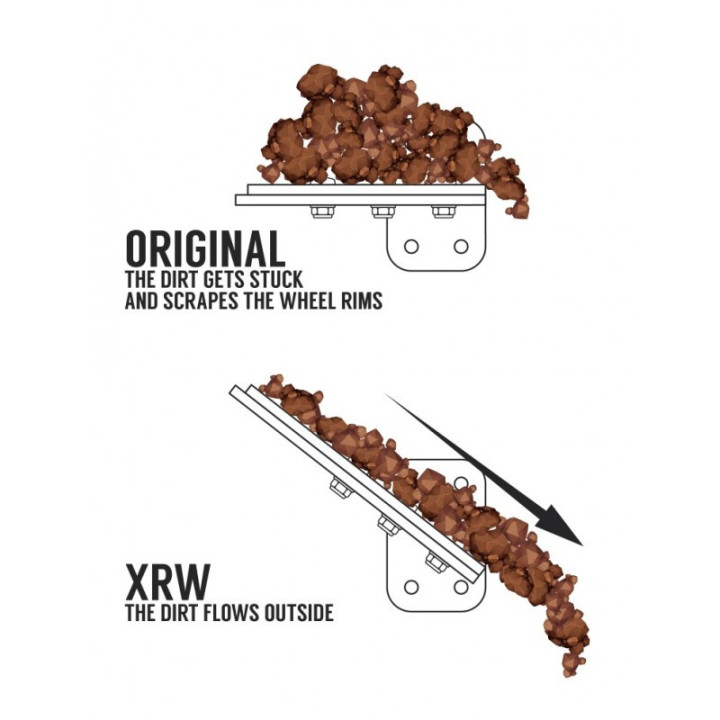 KIT RACLEUR DE BOUE MUD SCRAPER anti boue SSV CAN AM MAVERICK X3