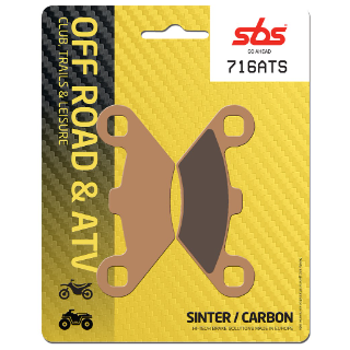 PLAQUETTES DE FREIN AVANT SBS POLARIS SPORTSMAN 400 2001-13