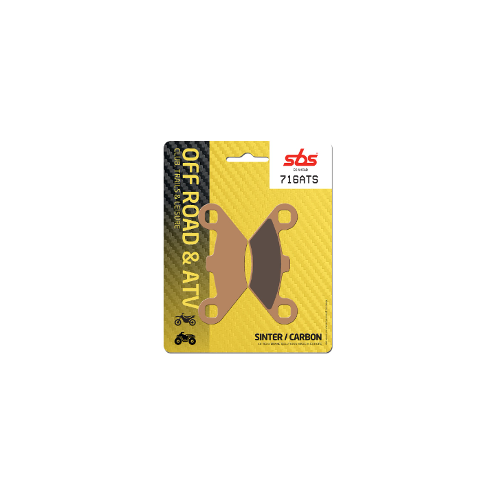 PLAQUETTES DE FREIN AVANT SBS POLARIS SPORTSMAN 500 EFI HO 4X4 ET 6X6