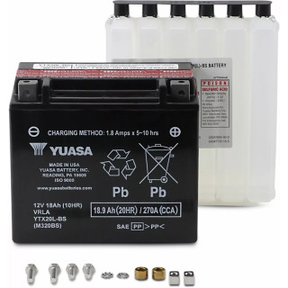 BATTERIE YUASA 12V YTX20L YAMAHA GRIZZLY 550 600 700