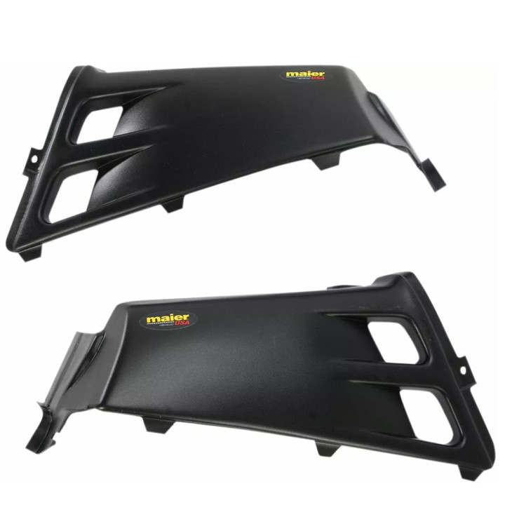 CACHES COUVRE DE RESERVOIR MAIER NOIR MATTE YAMAHA 350 BANSHEE