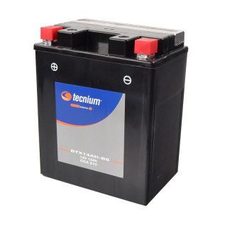 BATTERIE TECNIUM 12V BTX14AH-BS YAMAHA GRIZZLY, BRUIN ET WOLVERINE 350