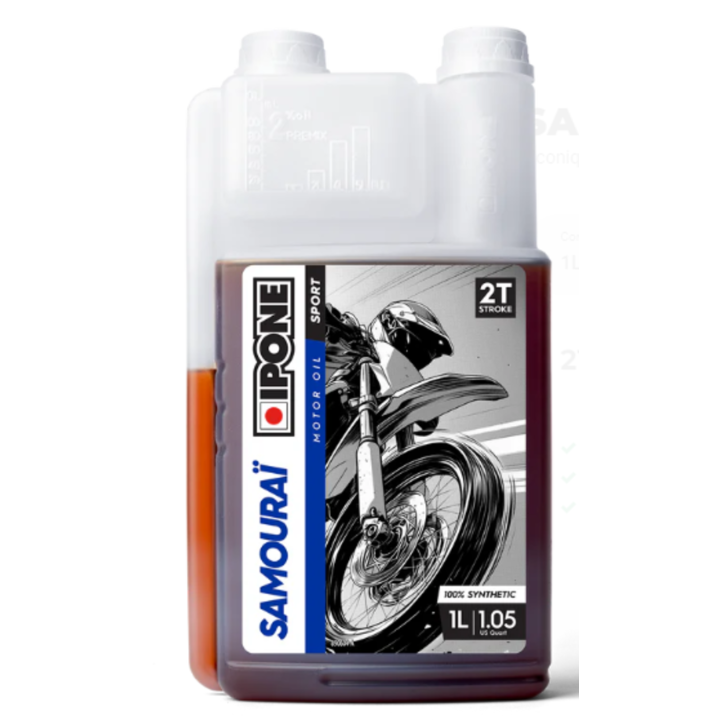 HUILE MOTEUR 2T IPONE SAMOURAI RACING - 1L