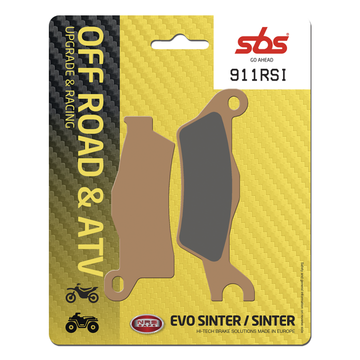 PLAQUETTES DE FREIN AVANT GAUCHE SBS 911RSI CAN AM RENEGADE 500 2012-2014