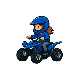 AUTOCOLLANT STICKER QUAD...