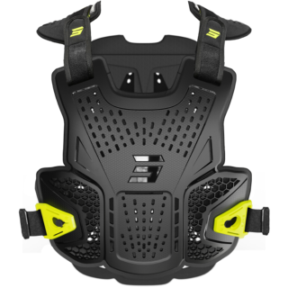 PARE PIERRE CROSS SHOT AIRFLOW EVO BLACK homologuée EN1621-2 et EN1621-3 niveau 1