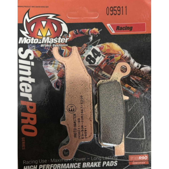 PLAQUETTES DE FREIN MOTO MASTER YAMAHA GRIZZLY 550 ET GRIZZLY 700 AVANT DROIT