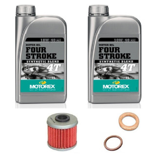 Kit vidange complet YAMAHA 700 Raptor 10w40 4 STROKE MOTOREX