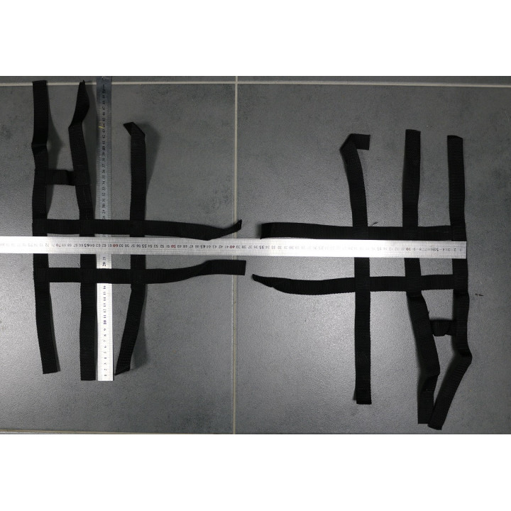 Filets nerf bars noir 53x75 cm | MX-Quad