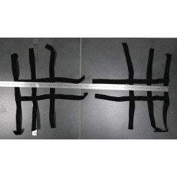 FILETS NERF BARS NOIR 49x85cm