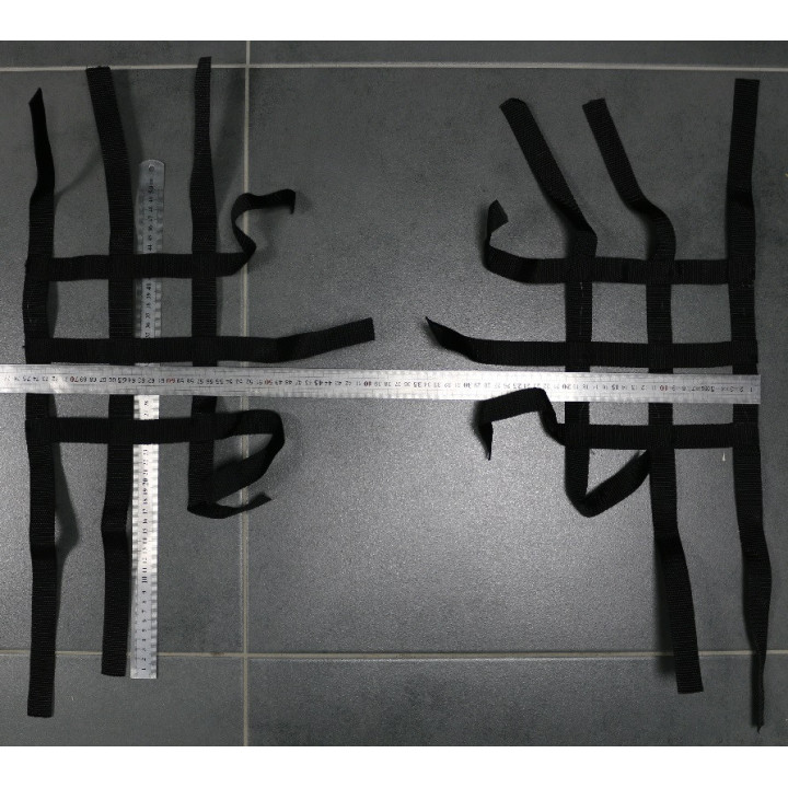 Filets nerf bars noir 65x75 cm | MX-Quad