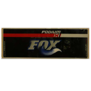 STICKERS AUTOCOLLANT AMORTISSEURS ARRIERE FOX POUR BONBONNE D' AZOTE