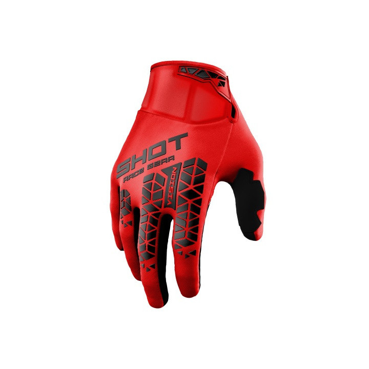 GANTS SHOT VISION TECH ROUGE NOIR