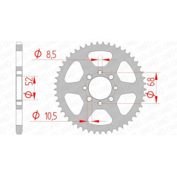 Couronne acier AFAM 420 38...