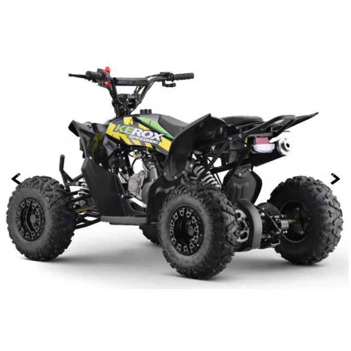 Quad 125cc enfant KEROX Speeddog VERT-JAUNE