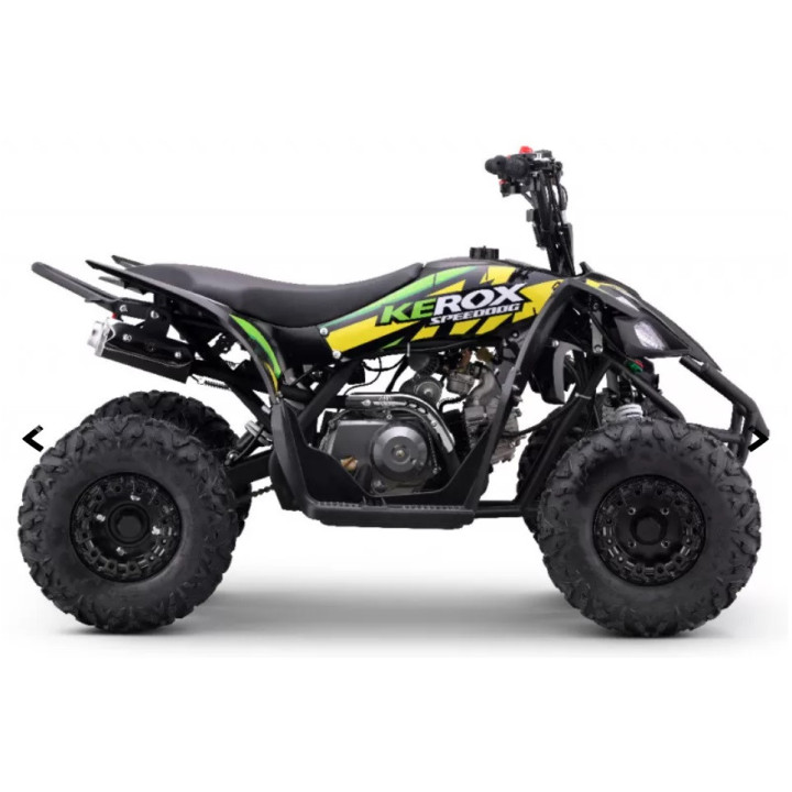 Quad 125cc enfant KEROX Speeddog VERT-JAUNE