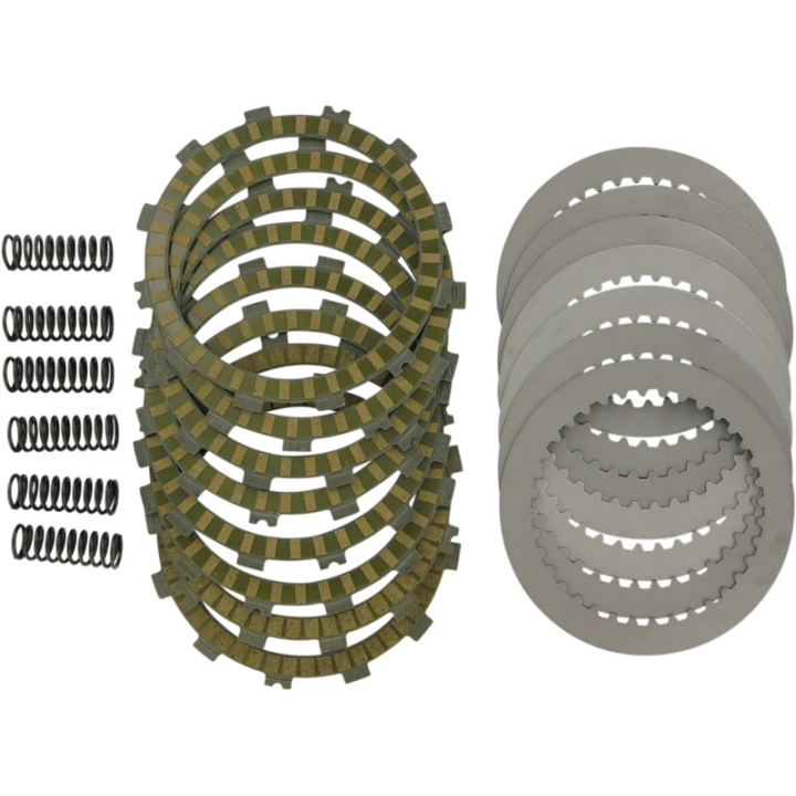 KIT EMBRAYAGE HINSON SUZUKI LTR 450 DISQUES LISSES GARNIS ET RESSORT