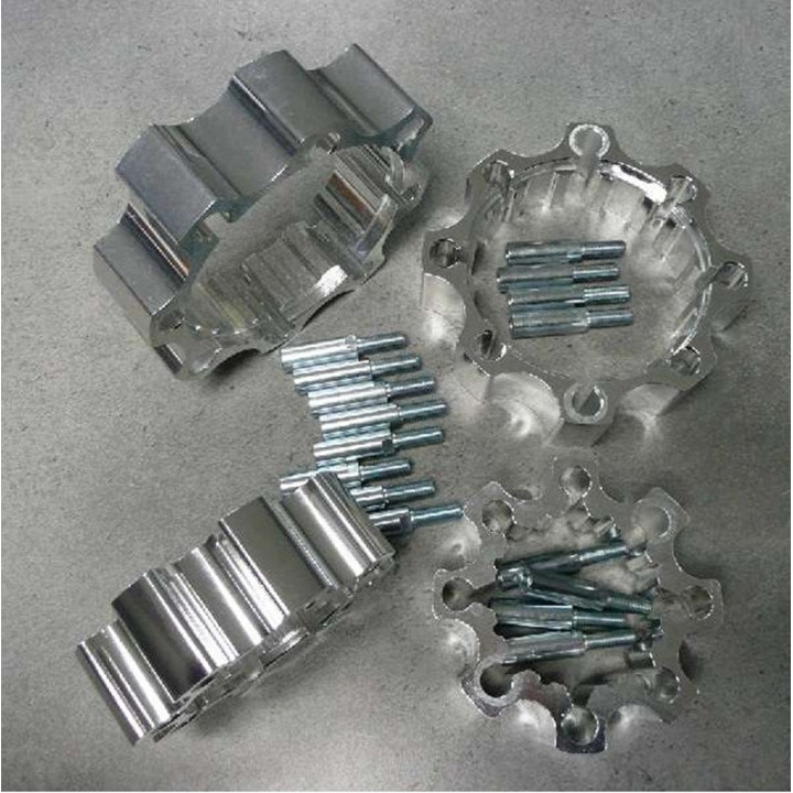 LOT DE 4 ELARGISSEURS AVANT ET ARRIERE + 45mm SSV POLARIS RZR 200