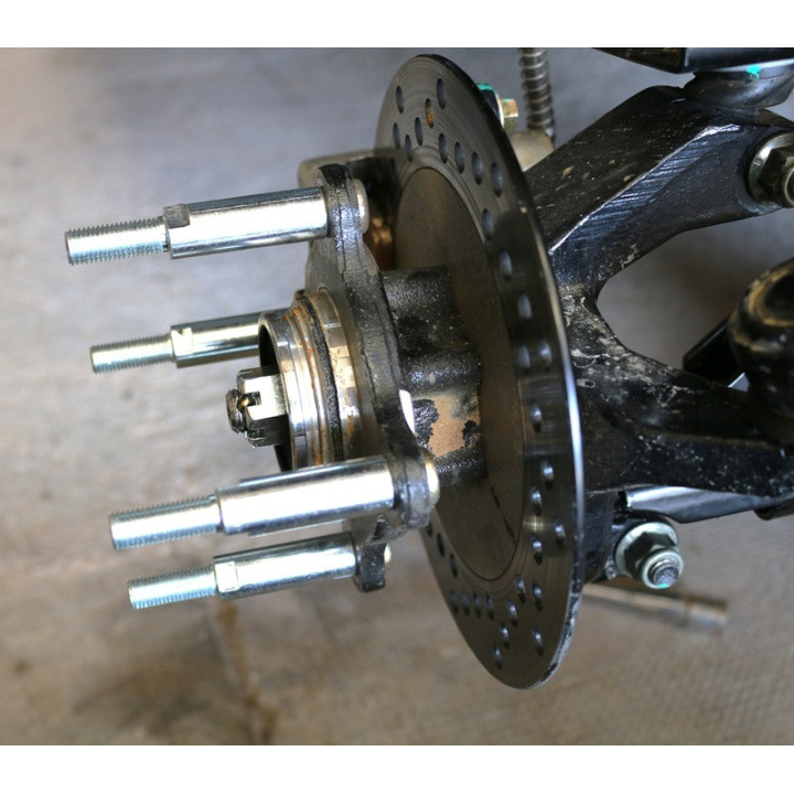 LOT DE 4 ELARGISSEURS AVANT ET ARRIERE + 45mm SSV POLARIS RZR 200