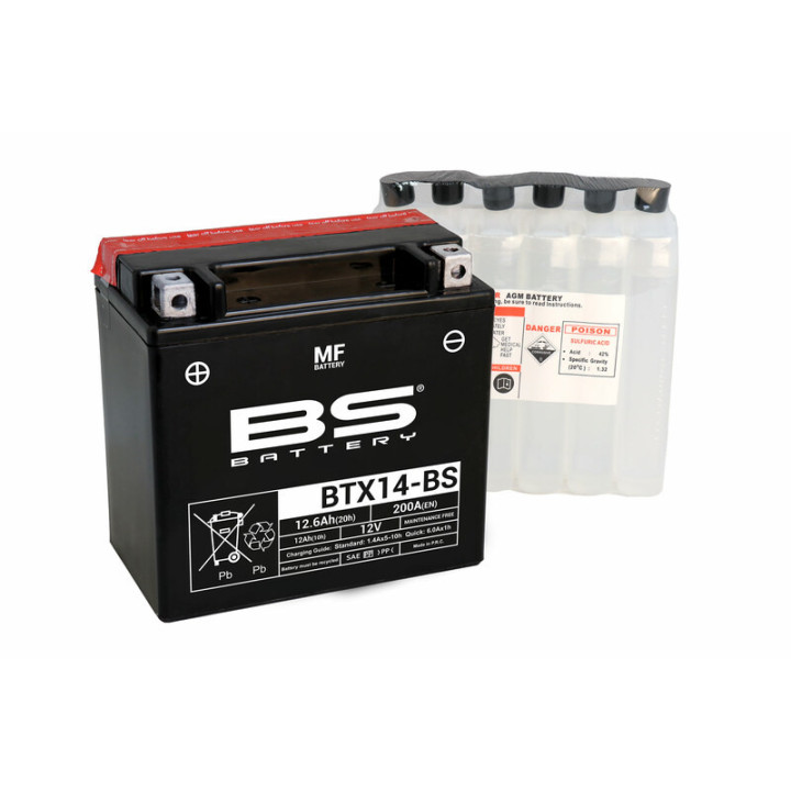 Batterie BS pour Yamaha 660 Raptor | MX-Quad