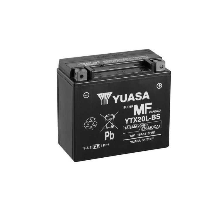 BATTERIE YUASA 12V YTX20L CAN AM 500 OUTLANDER RENEGADE 800 RENEGADE