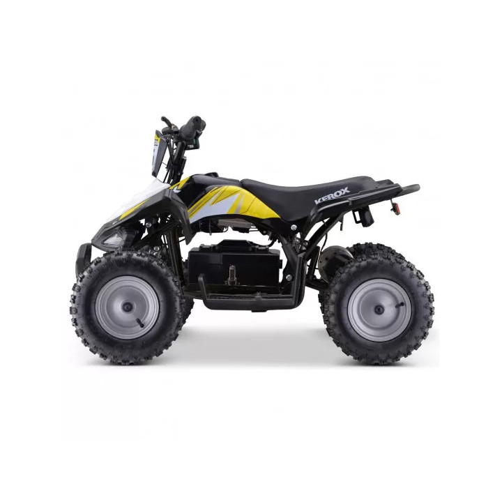 QUAD ENFANT ELECTRIQUE KEROX 1000W E-REX JAUNE