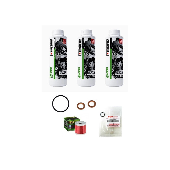 KIT PACK VIDANGE MOTEUR IPONE R4000 ATV 10W40 SUZUKI LTZ KFX 400