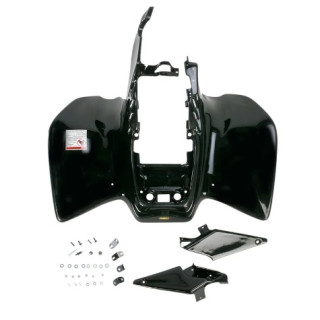 Plastique Maier carénage arrière garde-boue noir Honda TRX 450