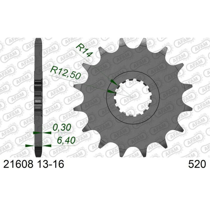 PIGNON JT 13 DENTS YFZ 450  2010/11