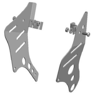 Protections latérales alu XRW Suzuki LTZ 400 2003-08 | MX-Quad
