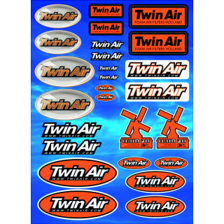 Planche autocollants TWIN AIR 26 pièces | MX-Quad