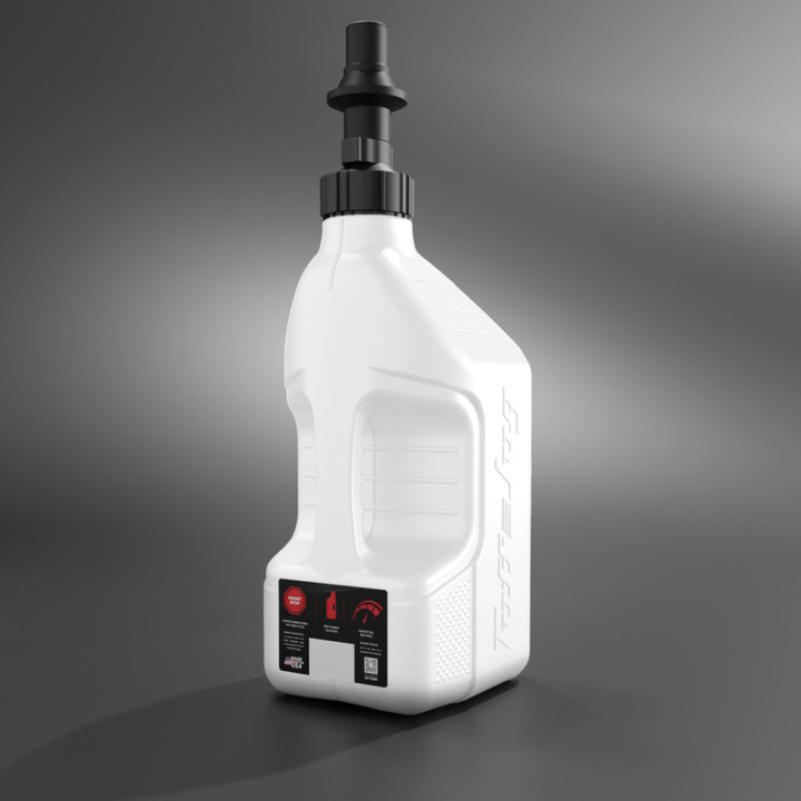 Jerrican essence TUFF JUG 10L blanc | MX-Quad