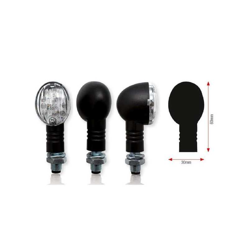 CLIGNOTANTS LEDS HOMOLOGUE NOIR