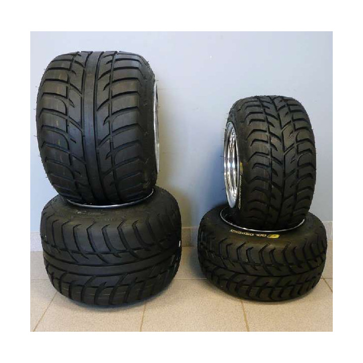 Pack jantes alu et pneus route pour Yamaha | MX-Quad