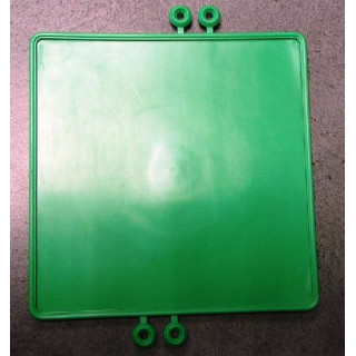PLAQUE NUMERO PLASTIQUE VERTE
