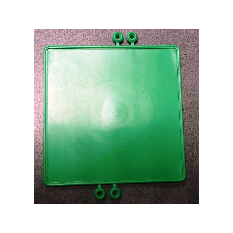 PLAQUE NUMERO PLASTIQUE VERTE