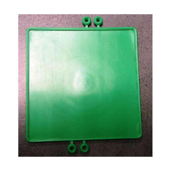 PLAQUE NUMERO PLASTIQUE VERTE