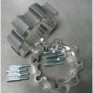 PAIRE D ELARGISSEUR AVANT DOUBLE PERCAGE 4X144 ET 4X156 +45mm