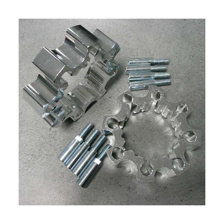 PAIRE D ELARGISSEUR ARRIERE DOUBLE PERCAGE 4x110 ET 4x115 + 35mm