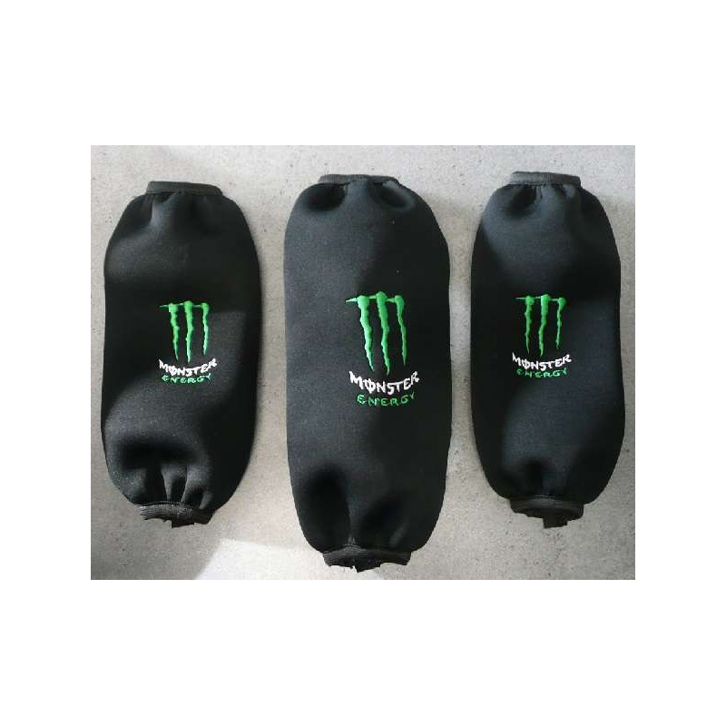 HOUSSES AMORTISSEURS MONSTER NEOPRENE BRODEES YAMAHA YFZ 450