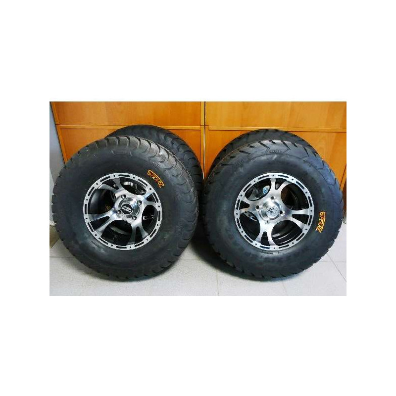 PACK PNEUS ET JANTES ROUTE MAXXIS SPEARZ DWT RATTLESNAKE