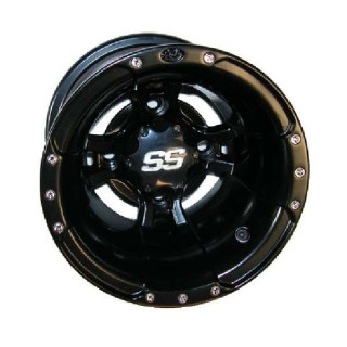 JANTE ARRIERE ALU NOIRE ITP SS112 ALLOY MACHINED 10X8 4X115 YAMAHA