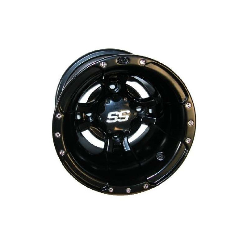 JANTE ARRIERE ALU NOIRE ITP SS112 ALLOY MACHINED 10X8 4X115 YAMAHA