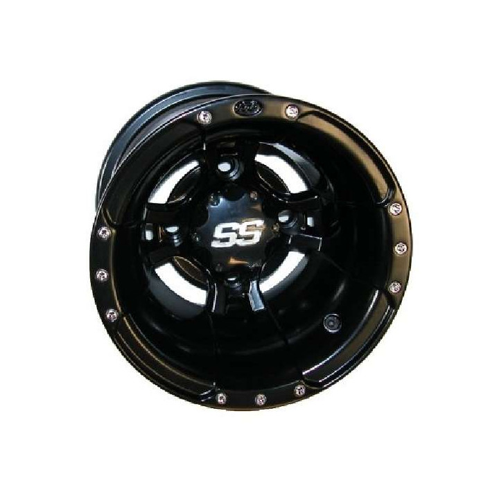 JANTE ARRIERE ALU NOIRE ITP SS112 ALLOY MACHINED 10X8 4X115 YAMAHA
