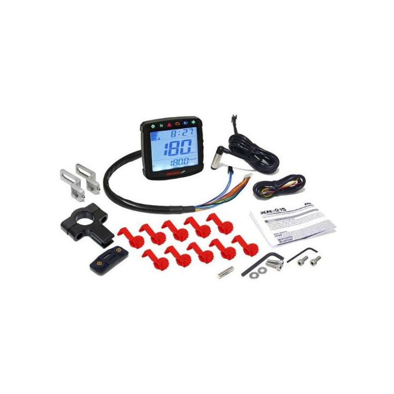 Compteur De Vitesse Universel Koso XR-S 01 - Digital, Bleu, E-mark