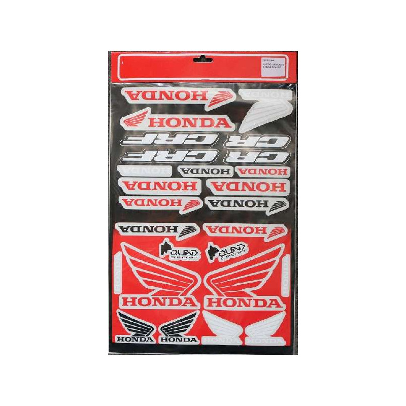 PLANCHE 43cm X 29cm STICKERS AUTOCOLLANT KIT HONDA MX