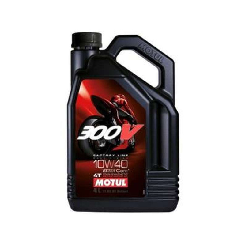 HUILE MOTEUR MOTUL 300V FACTORY LINE OFF ROAD 10W40 4T 100% SYNTHETIC 4 L