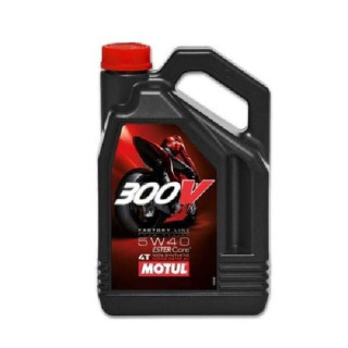 HUILE  MOTEUR MOTUL 300V FACTORY LINE OFF ROAD 5W40  4T 100% SYNTHETIC 4 L