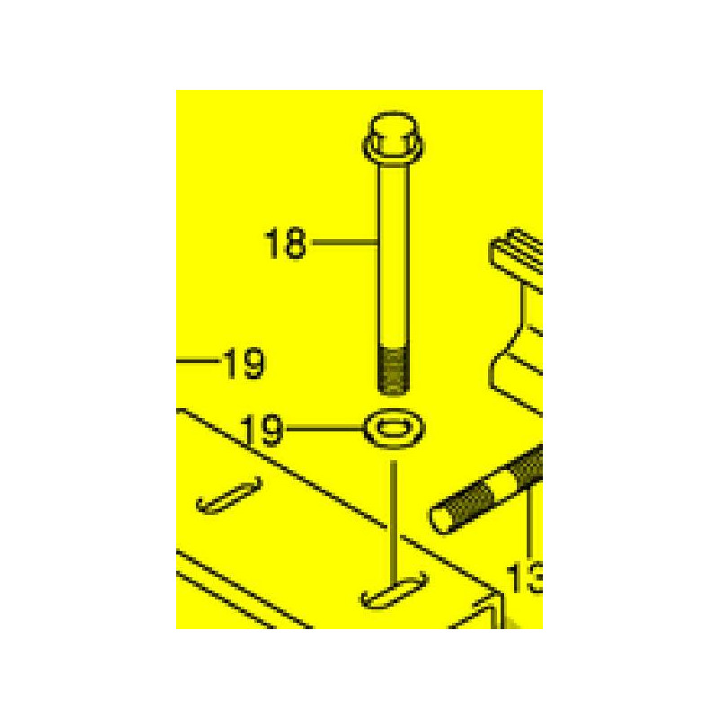 VIS BRAS OSCILLANT arrière 400 LTZ D ORIGINE VIS BRAS OSCILLANT arrière 400 LTZ D ORIGINE