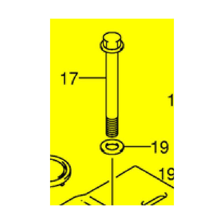 VIS BRAS OSCILLANT avant 400 LTZ D ORIGINE